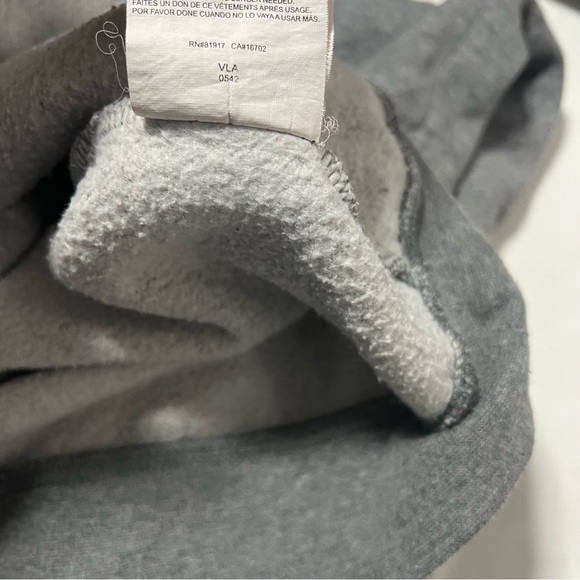 Jordan Kids Size Large (12-13) Graphic Gray Hooded Sweatshirt Activewear - Picture 8 of 9